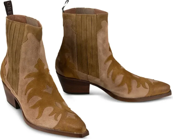 Decorative-Embroidered Cowboy Boots - Image 2