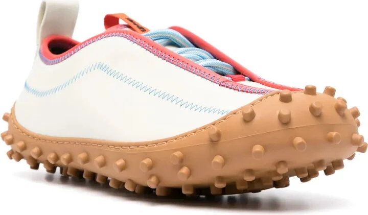 Decorative-Stitching Round-Toe Sneakers - Image 2