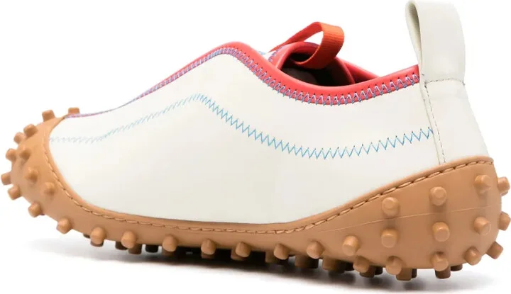 Decorative-Stitching Round-Toe Sneakers - Image 3