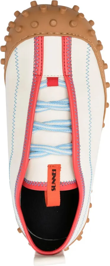 Decorative-Stitching Round-Toe Sneakers - Image 4