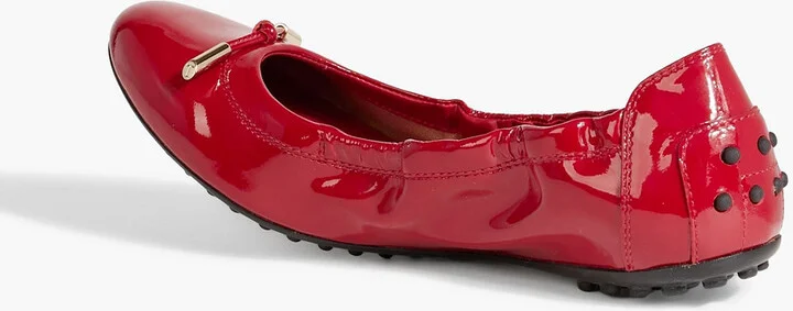 Dee patent-leather ballet flats - Image 3