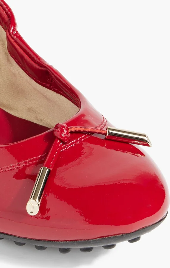 Dee patent-leather ballet flats - Image 4
