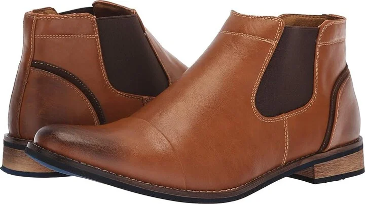 Deer Stags Argos Men's Shoes Tan/Blue : 8.5 M (D), Leather