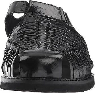Deer Stags Bamboo2 Huarache Men's Slip-on Dress Shoes Black Leather : 7 M (D) - Image 6
