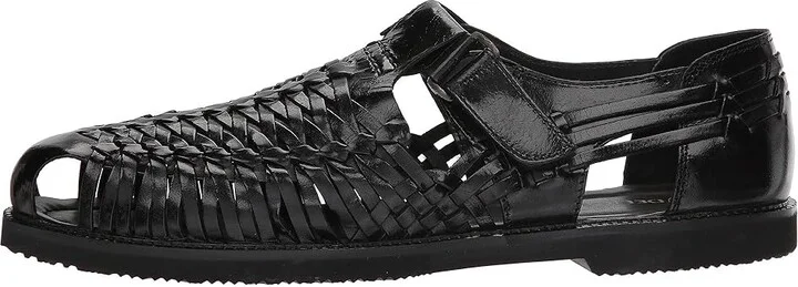 Deer Stags Bamboo2 Huarache Men's Slip-on Dress Shoes Black Leather : 7 M (D) - Image 7
