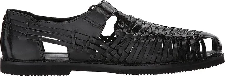Deer Stags Bamboo2 Huarache Men's Slip-on Dress Shoes Black Leather : 7 M (D) - Image 8