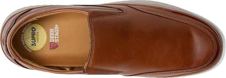 Deer Stags Bayport Men's Slip on Shoes Dark Luggage : 10 M, Leather - Image 2