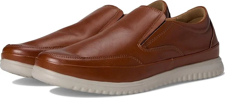 Deer Stags Bayport Men's Slip on Shoes Dark Luggage : 10 M, Leather