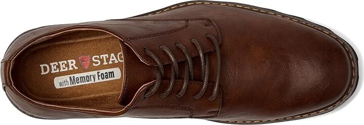 Deer Stags Benjamin Men's Lace Up Wing Tip Shoes Brown : 15 M, Leather - Image 2