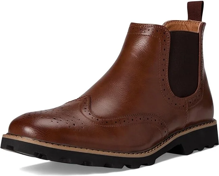 Deer Stags Brayden Men's Boots Brown : 9 W (3E), Leather - Image 5