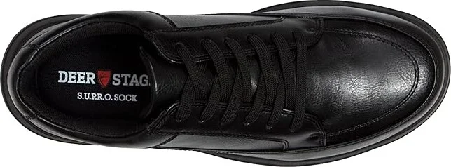 Deer Stags Durham Men's Lace Up Wing Tip Shoes Black : 8 W, Leather - Image 2
