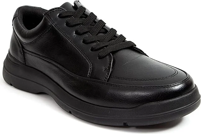 Deer Stags Durham Men's Lace Up Wing Tip Shoes Black : 8 W, Leather