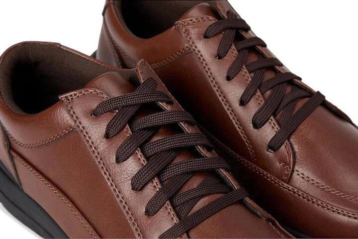 Deer Stags Durham Men's Lace Up Wing Tip Shoes Dark Brown : 10 W, Leather - Image 7