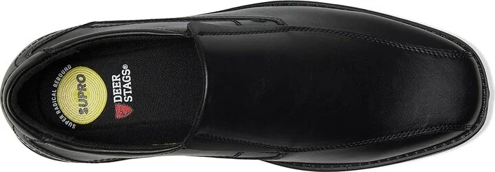 Deer Stags Elate Men's Slip on Shoes Black : 11.5 W, Leather - Image 2