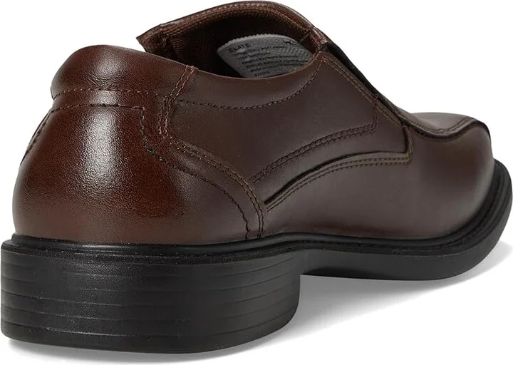 Deer Stags Elate Men's Slip on Shoes Dark Brown : 8 M, Leather - Image 4