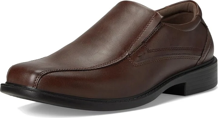 Deer Stags Elate Men's Slip on Shoes Dark Brown : 8 M, Leather - Image 5