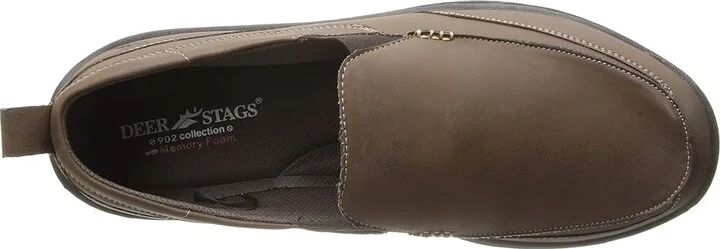 Deer Stags Everest Slip-On Loafer Men's Slip on Shoes Brown : 10 M (D), Synthetic - Image 3