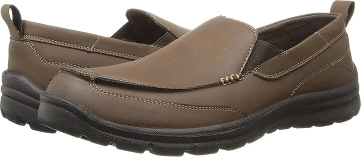 Deer Stags Everest Slip-On Loafer Men's Slip on Shoes Brown : 10 M (D), Synthetic