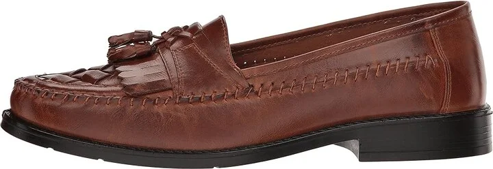 Deer Stags Herman Tassel Loafer Men's Slip-on Dress Shoes Cognac Simulated Leather : 8 M (D) - Image 7