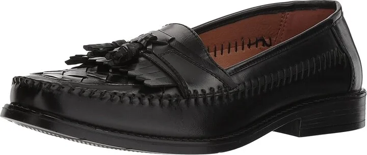 Deer Stags Herman Tassel Loafer Men's Slip-on Dress Shoes Jet Black Simulated Leather : 8 M (D) - Image 2