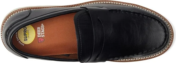 Deer Stags Infinity Men's Slip on Shoes Black : 10 W, Leather - Image 2