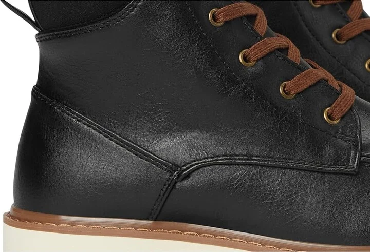 Deer Stags Julian Men's Boots Black : 8 M, Leather/Rubber - Image 7