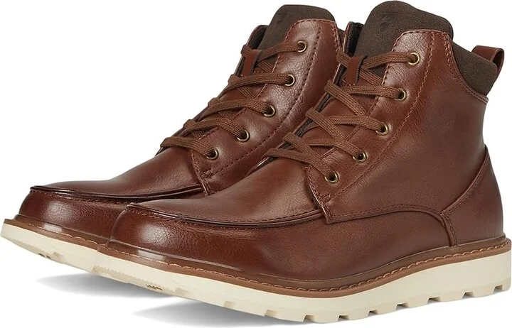 Deer Stags Julian Men's Boots Brown : 8 W, Leather/Rubber