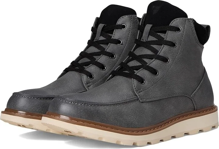Deer Stags Julian Men's Boots Grey : 9 M, Leather/Rubber