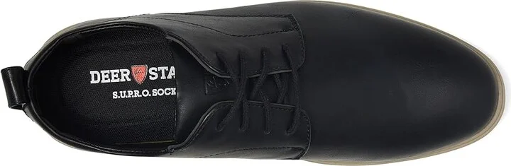 Deer Stags Lisbon Men's Lace Up Wing Tip Shoes Black/Grey : 10 W, Leather - Image 2