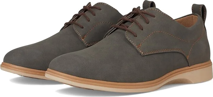 Deer Stags Lisbon Men's Lace Up Wing Tip Shoes Grey : 11.5 W, Leather