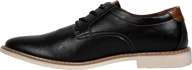 Deer Stags Marco Men's Lace Up Wing Tip Shoes Black : 11 W, Leather - Image 6