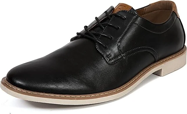 Deer Stags Marco Men's Lace Up Wing Tip Shoes Black : 11 W, Leather