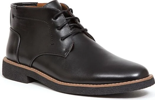 Deer Stags Men's Bangor Dress Comfort Chukka Boot-Redwood/Dark Brown-13 Medium
