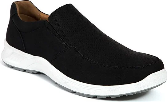 Deer Stags Men's Bentley Dress Comfort Loafer - Black/White - 10 Wide