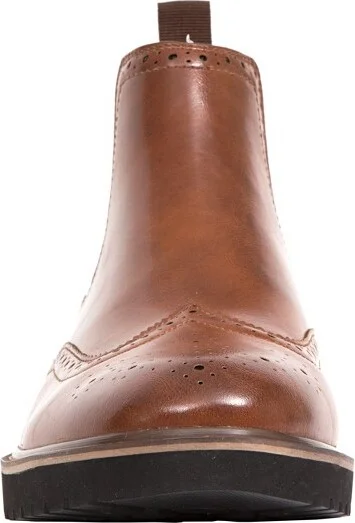 Deer Stags Men's Brayden Dress Comfort Chelsea Boot - Brown - 8.5 Wide - Image 2