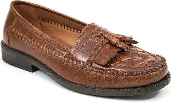 Deer Stags Men's Herman Kiltie Tassel Comfort Loafer - Cognac - 13 Medium