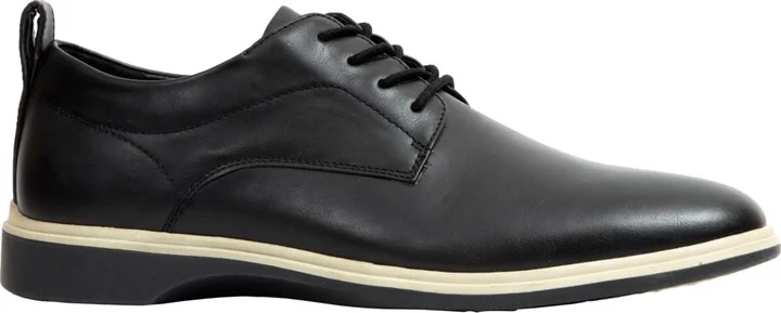 Deer Stags Men's Lisbon S.u.p.r.o. Sock Dress Oxford - Black/Grey - Image 4
