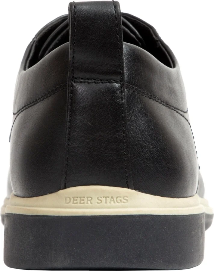 Deer Stags Men's Lisbon S.u.p.r.o. Sock Dress Oxford - Black/Grey - Image 6