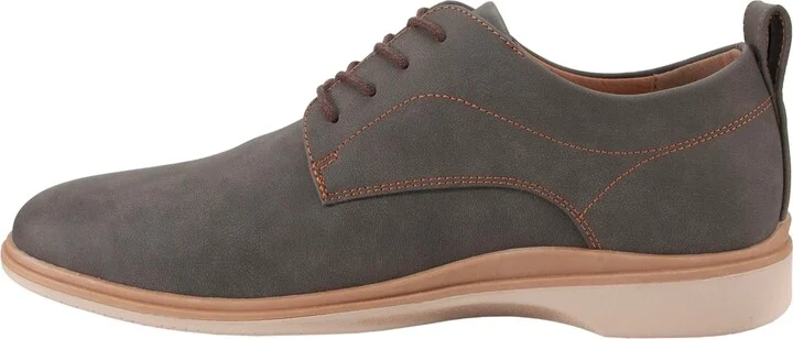 Deer Stags Men's Lisbon S.u.p.r.o. Sock Dress Oxford - Black/Grey - Image 9