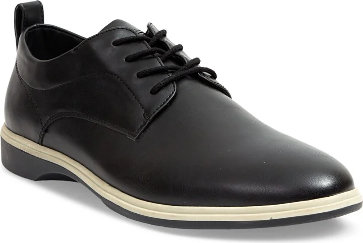 Deer Stags Men's Lisbon S.u.p.r.o. Sock Dress Oxford - Black/Grey