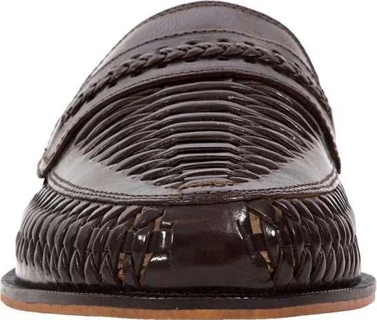 Deer Stags Men's Puebla Huarache Sandal Slip-on - Dark Brown - 13 Medium - Image 2