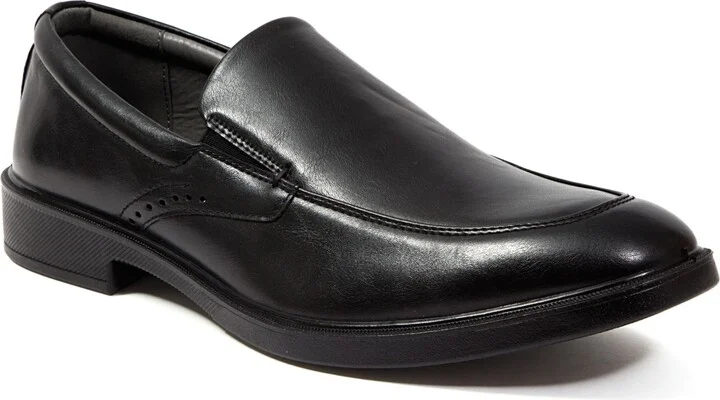 Deer Stags Men's Refine Memory Foam Water Repellant Slip-On Moc-Toe Loafer Shoes