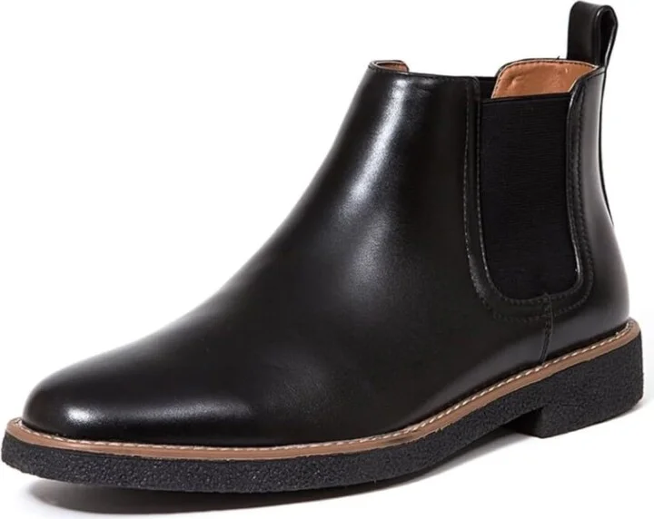 Deer Stags Men's Rockland Dress Comfort Chelsea Boot/Black/ 10 / Medium