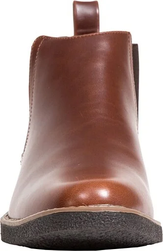 Deer Stags Men's Rockland Dress Comfort Chelsea Boot - Redwood/Dark Brown - 10.5 Medium - Image 7