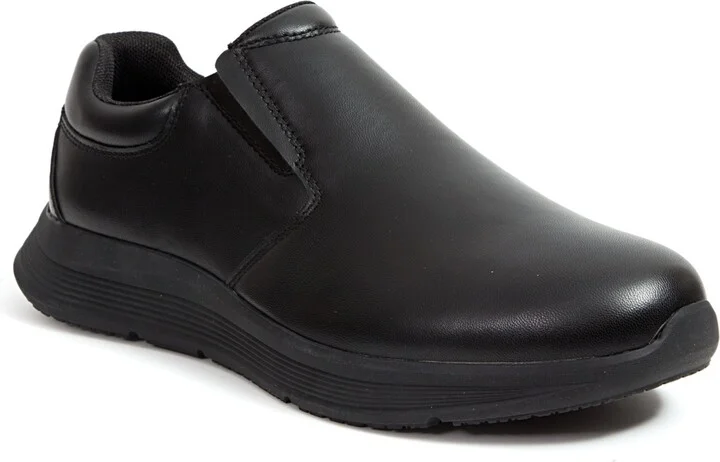 Deer Stags Men's Valdez Slip-Resistant Workwear Slip-On Loafer