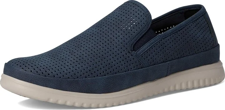 Deer Stags Montauk Men's Shoes Navy : 8 W (3E), Faux Leather - Image 5