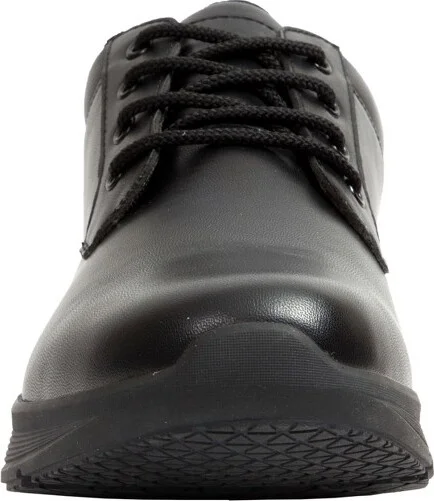 Deer Stags Montez Mens Slip-Resistant Workwear Shoe - Black - 11.5 Wide - Image 2