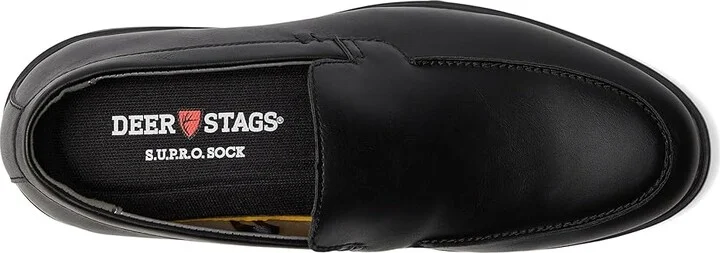 Deer Stags Porto Men's Lace Up Wing Tip Shoes Black : 8.5 W, Leather - Image 2