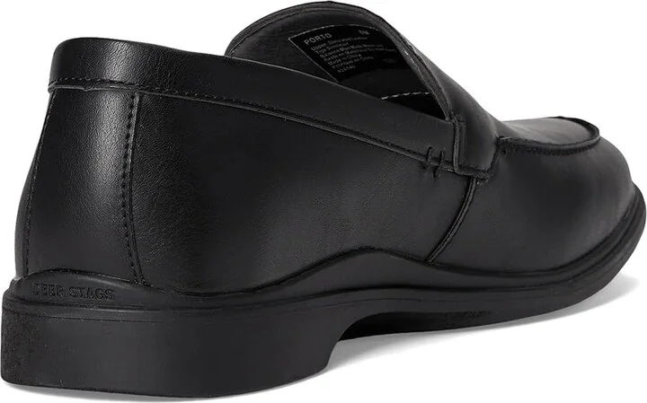 Deer Stags Porto Men's Lace Up Wing Tip Shoes Black : 8.5 W, Leather - Image 4