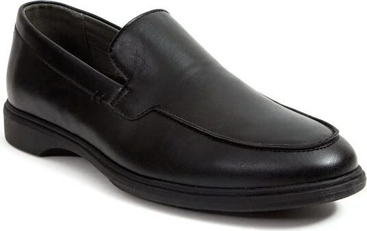 Deer Stags Porto Mens S.U.P.R.O. Sock Dress Loafer - Black - 11 Wide